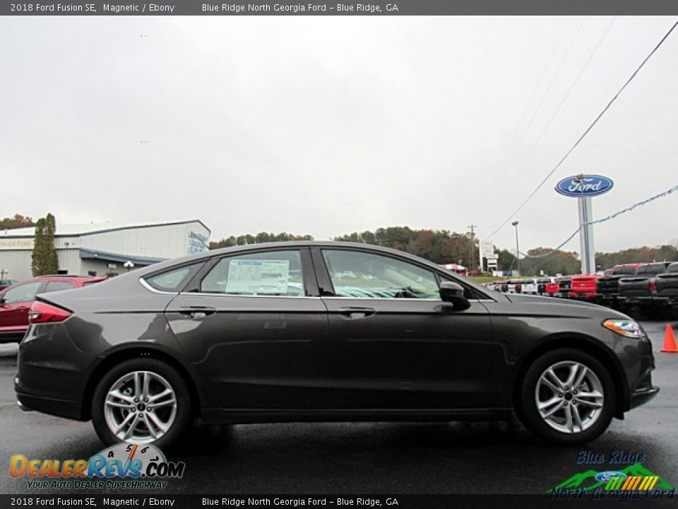 2018 Ford Fusion SE Magnetic / Ebony Photo #6
