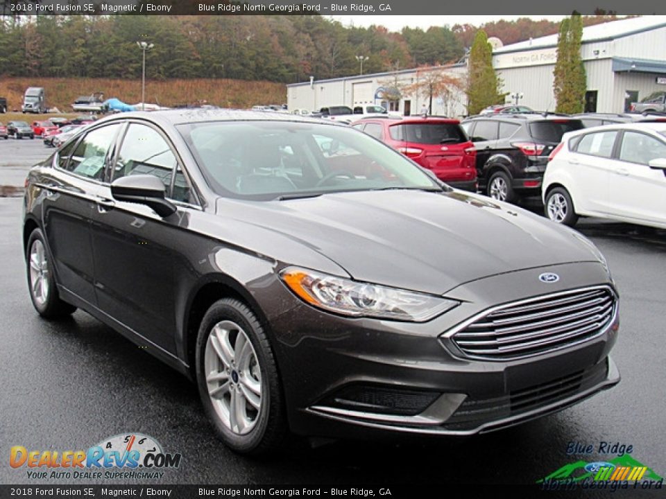 2018 Ford Fusion SE Magnetic / Ebony Photo #7