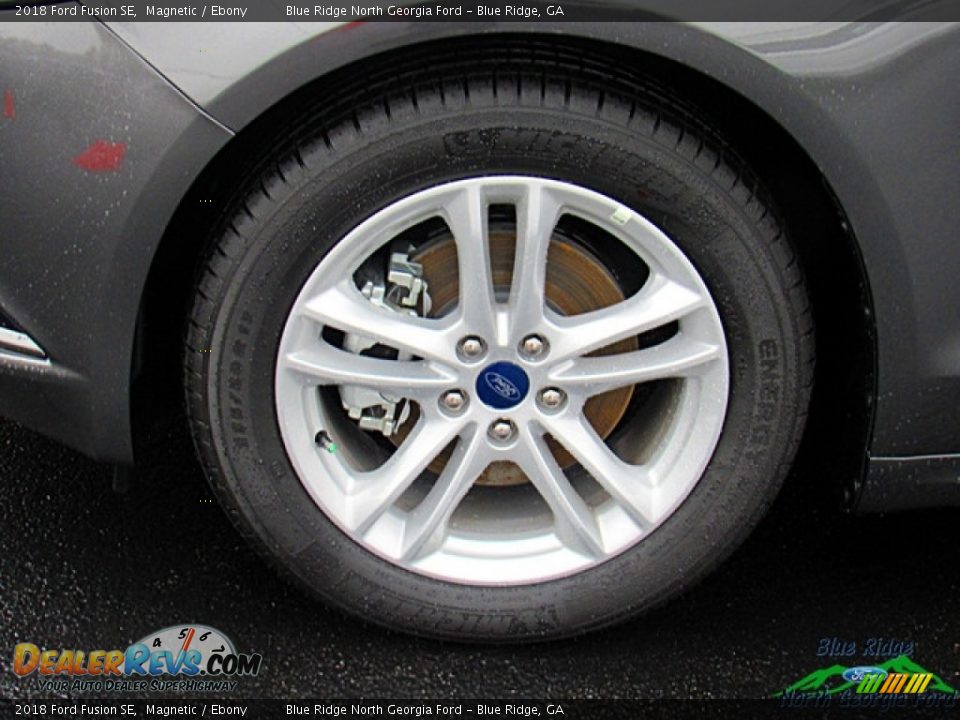 2018 Ford Fusion SE Magnetic / Ebony Photo #9