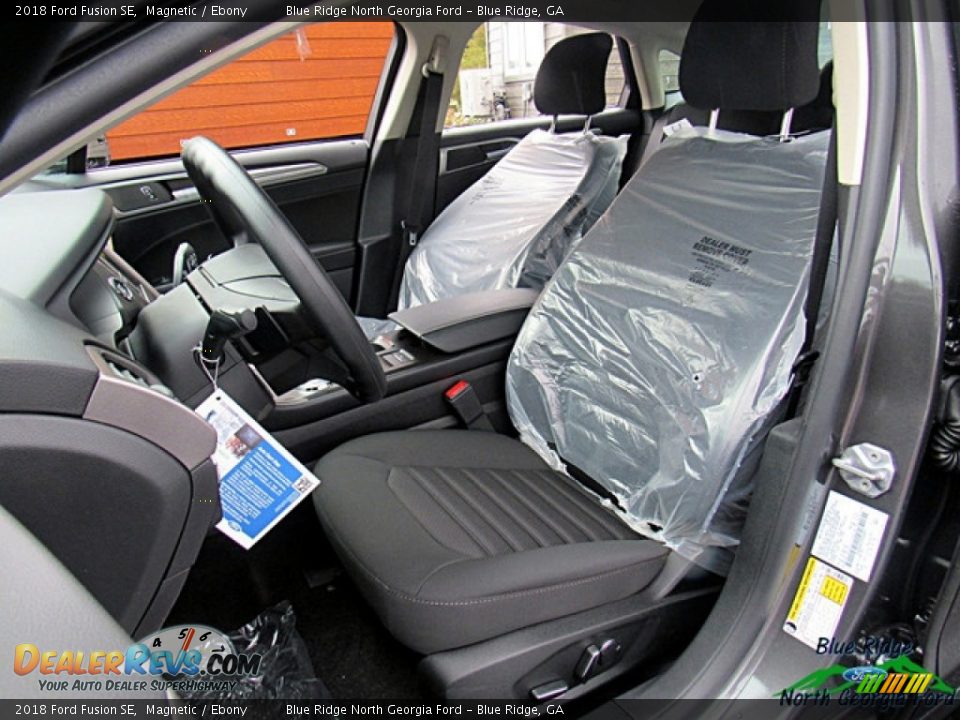 2018 Ford Fusion SE Magnetic / Ebony Photo #10