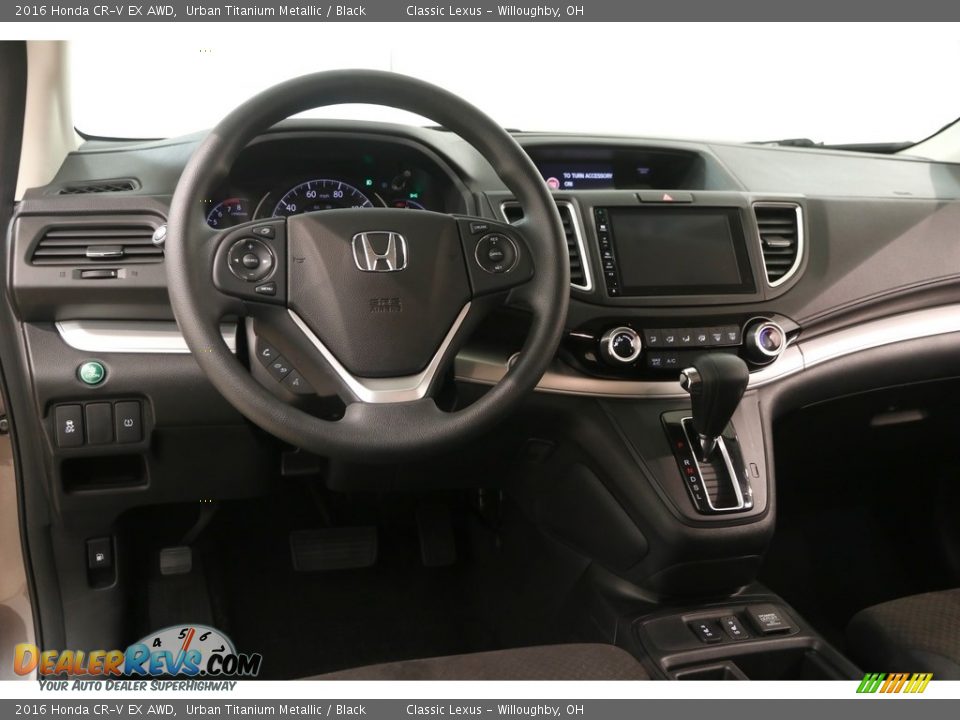 2016 Honda CR-V EX AWD Urban Titanium Metallic / Black Photo #7