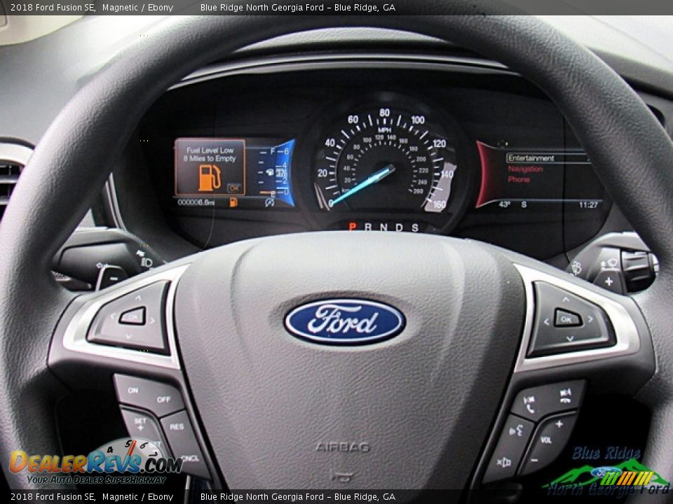 2018 Ford Fusion SE Magnetic / Ebony Photo #14