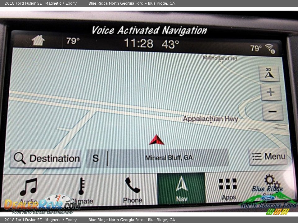 2018 Ford Fusion SE Magnetic / Ebony Photo #18