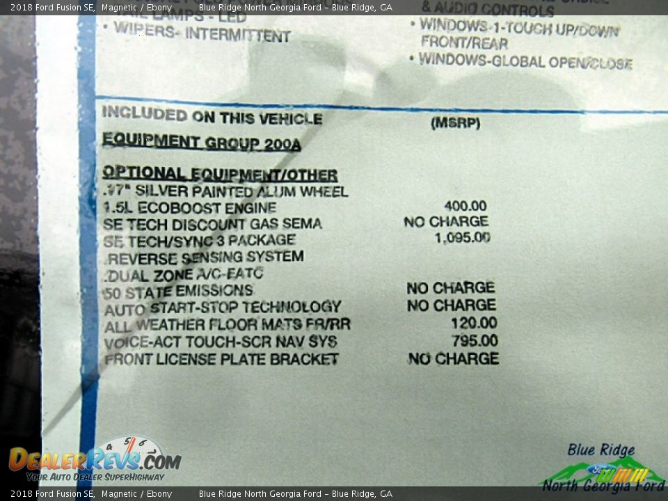2018 Ford Fusion SE Magnetic / Ebony Photo #26