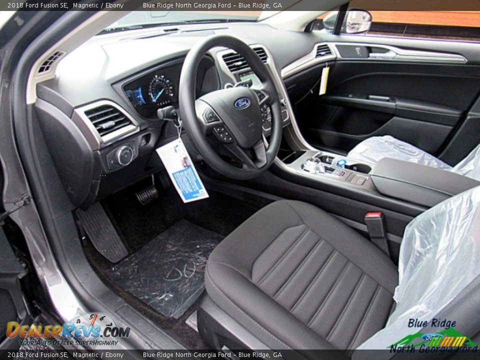 2018 Ford Fusion SE Magnetic / Ebony Photo #28