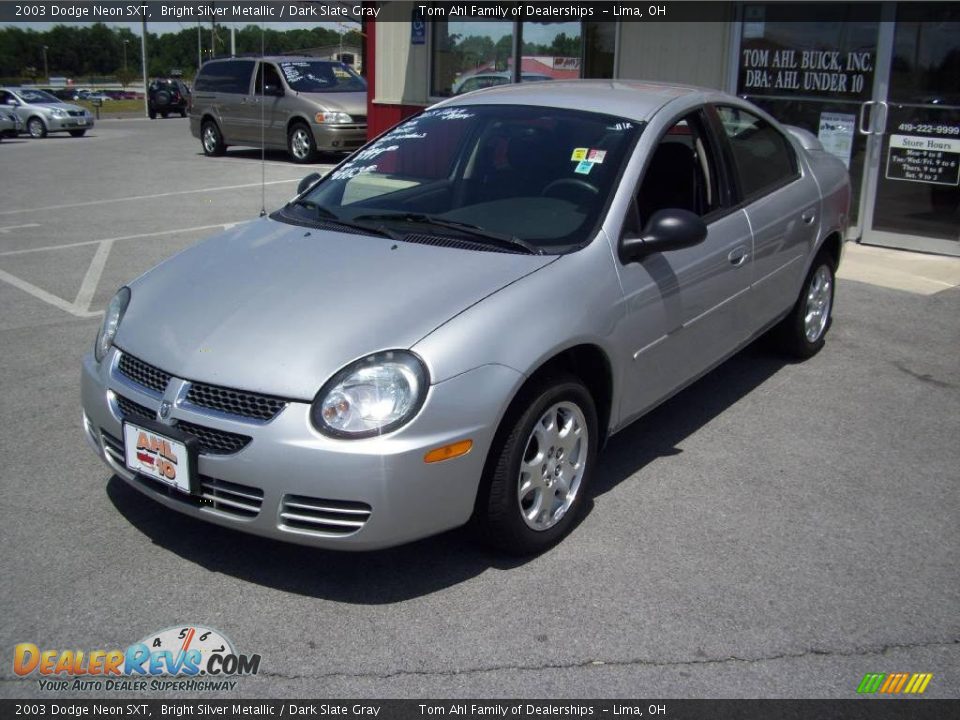 2003 Dodge Neon SXT Bright Silver Metallic / Dark Slate Gray Photo #1