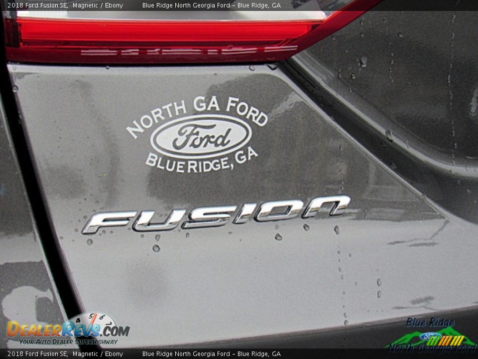 2018 Ford Fusion SE Magnetic / Ebony Photo #35