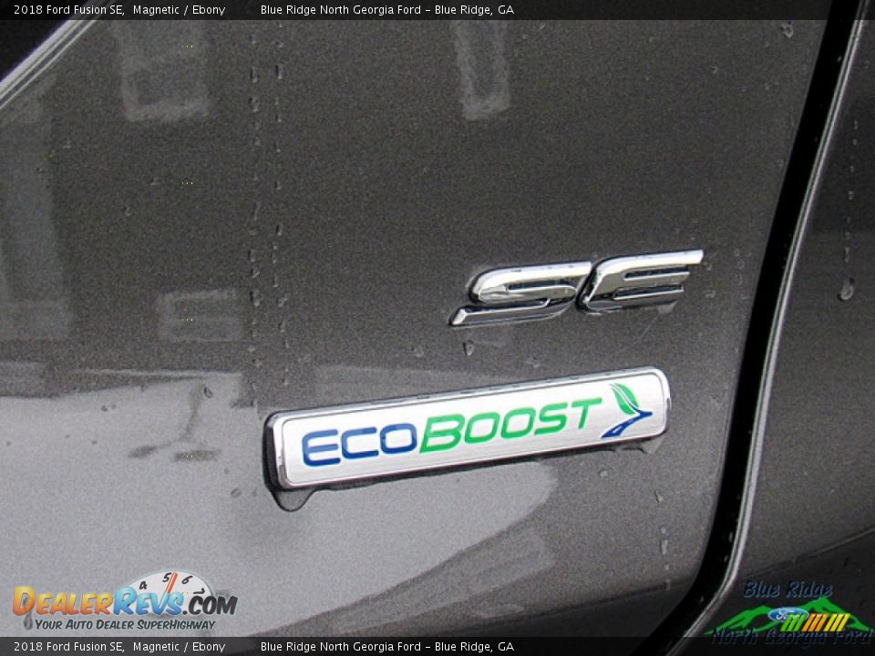 2018 Ford Fusion SE Magnetic / Ebony Photo #36