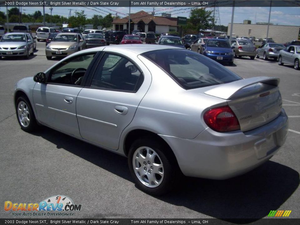 2003 Dodge Neon SXT Bright Silver Metallic / Dark Slate Gray Photo #3