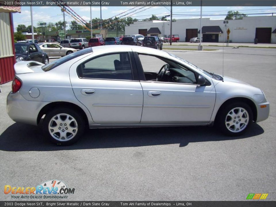 2003 Dodge Neon SXT Bright Silver Metallic / Dark Slate Gray Photo #6