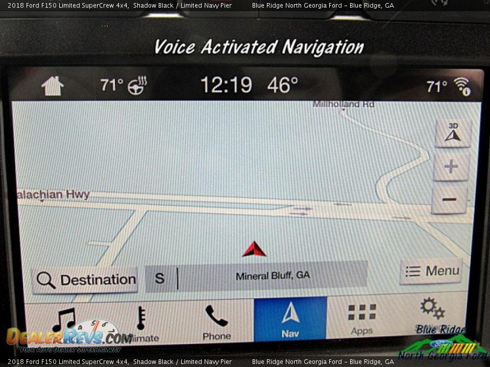 2018 Ford F150 Limited SuperCrew 4x4 Shadow Black / Limited Navy Pier Photo #17