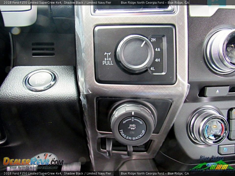 2018 Ford F150 Limited SuperCrew 4x4 Shadow Black / Limited Navy Pier Photo #22