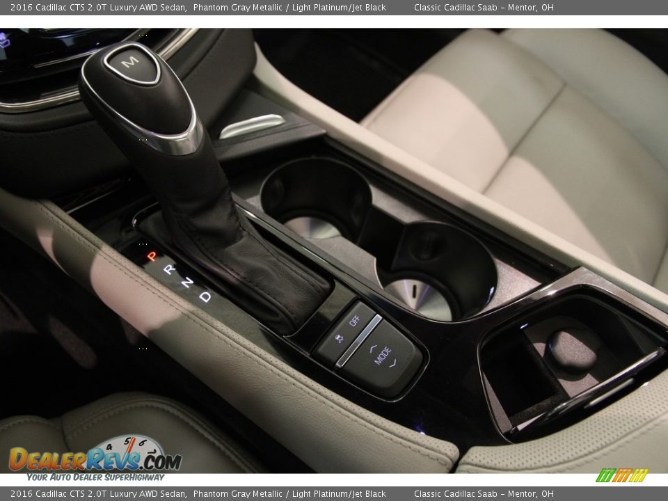 2016 Cadillac CTS 2.0T Luxury AWD Sedan Phantom Gray Metallic / Light Platinum/Jet Black Photo #15