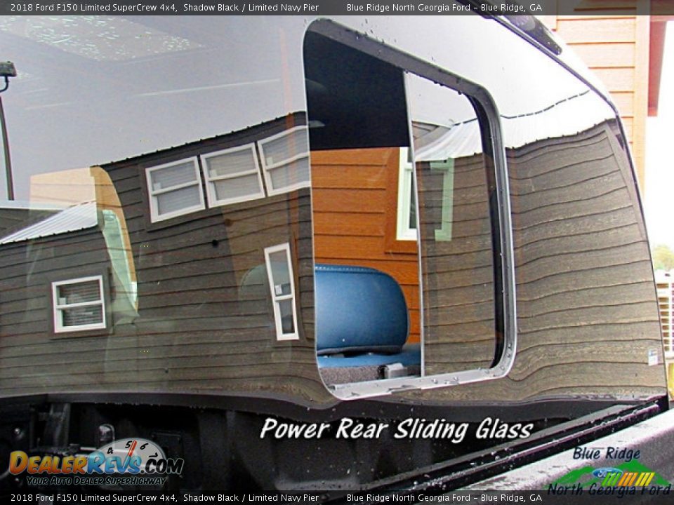 2018 Ford F150 Limited SuperCrew 4x4 Shadow Black / Limited Navy Pier Photo #26