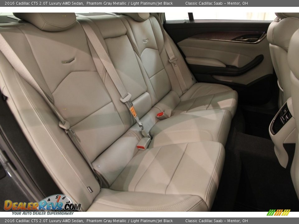 2016 Cadillac CTS 2.0T Luxury AWD Sedan Phantom Gray Metallic / Light Platinum/Jet Black Photo #17