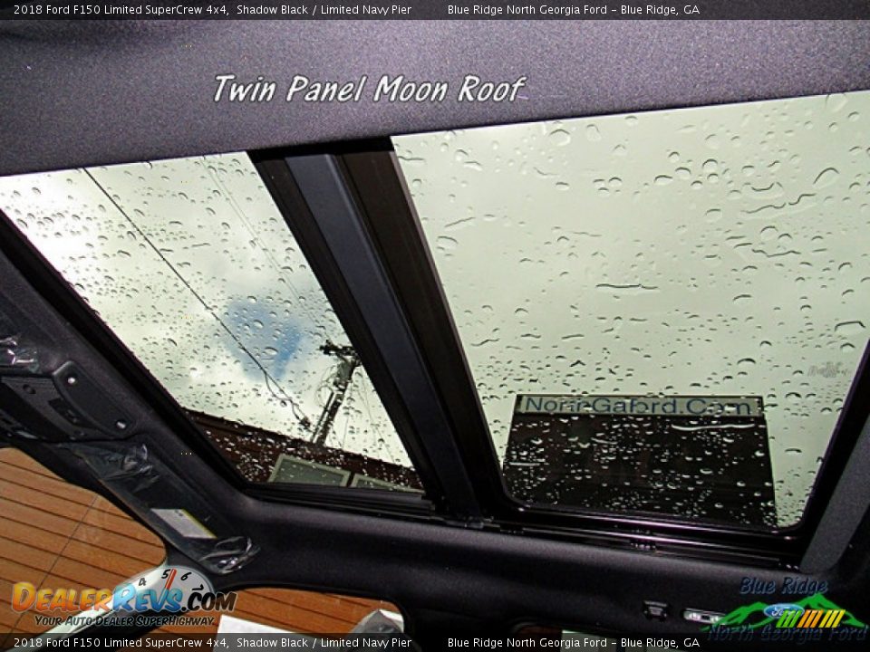 2018 Ford F150 Limited SuperCrew 4x4 Shadow Black / Limited Navy Pier Photo #27
