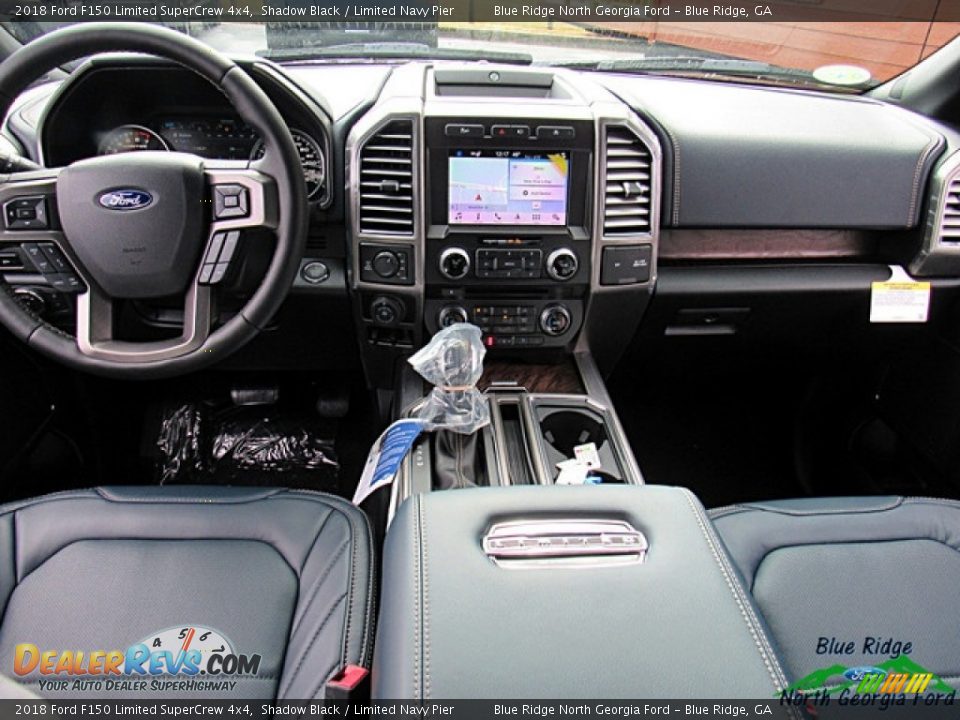 2018 Ford F150 Limited SuperCrew 4x4 Shadow Black / Limited Navy Pier Photo #29