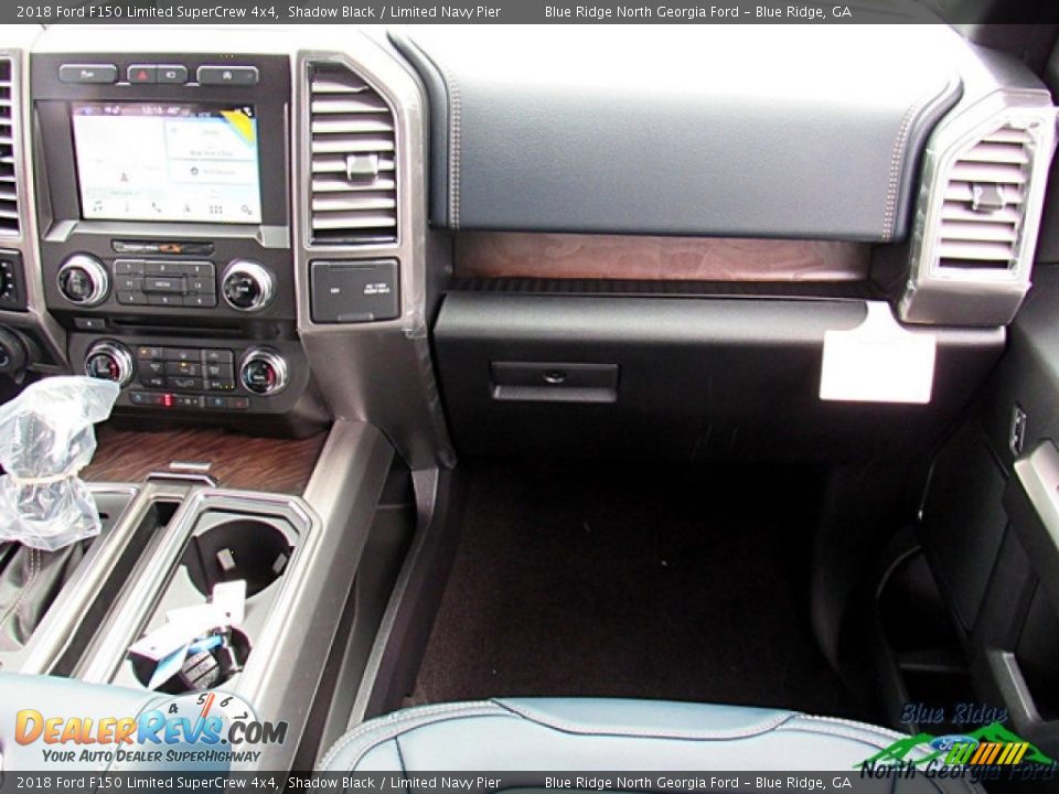 2018 Ford F150 Limited SuperCrew 4x4 Shadow Black / Limited Navy Pier Photo #30