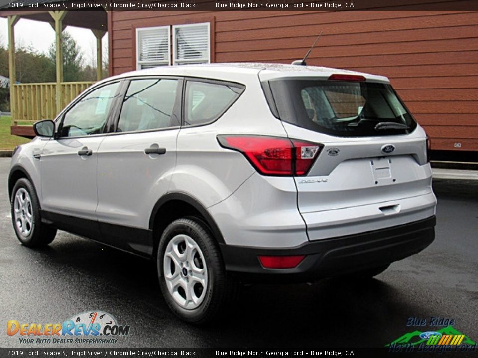 2019 Ford Escape S Ingot Silver / Chromite Gray/Charcoal Black Photo #3