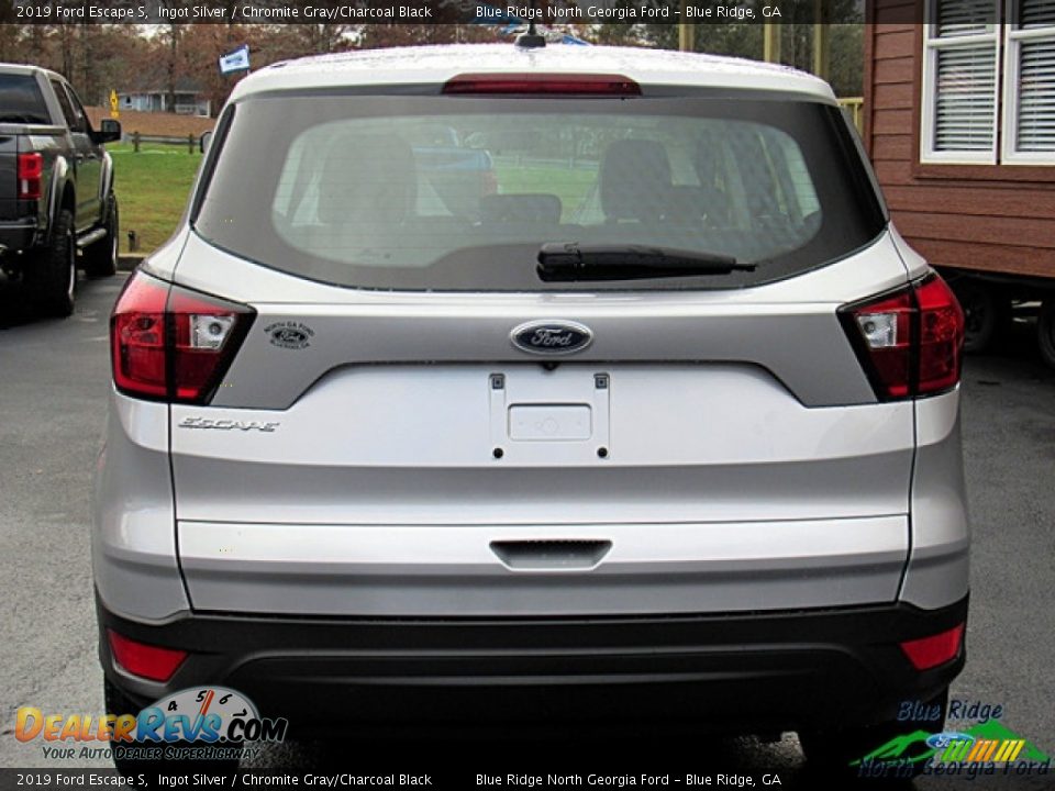 2019 Ford Escape S Ingot Silver / Chromite Gray/Charcoal Black Photo #4