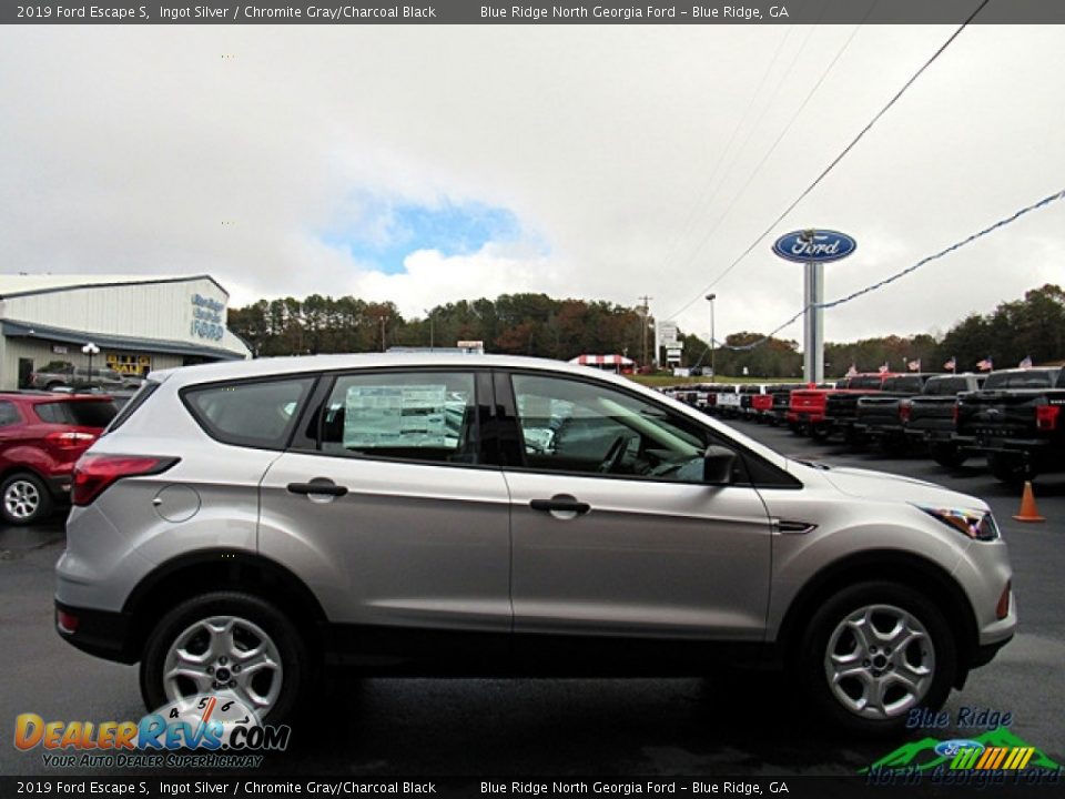 2019 Ford Escape S Ingot Silver / Chromite Gray/Charcoal Black Photo #6