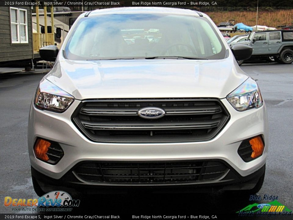 2019 Ford Escape S Ingot Silver / Chromite Gray/Charcoal Black Photo #8
