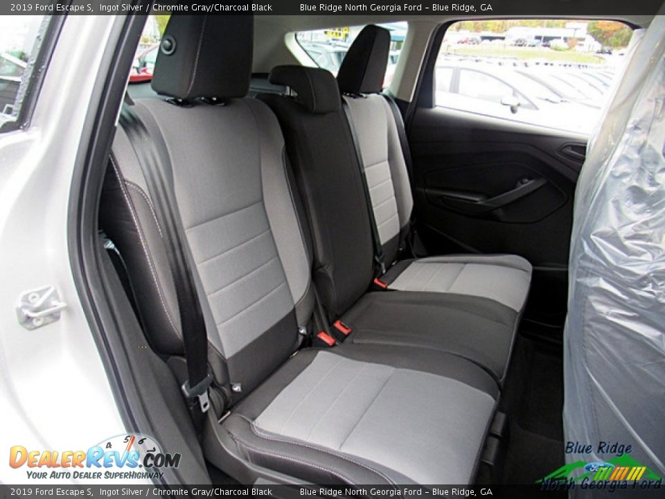 2019 Ford Escape S Ingot Silver / Chromite Gray/Charcoal Black Photo #12