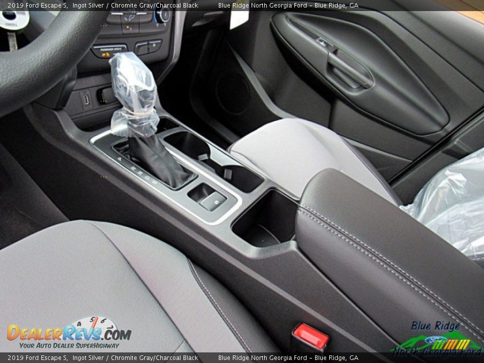 2019 Ford Escape S Ingot Silver / Chromite Gray/Charcoal Black Photo #20