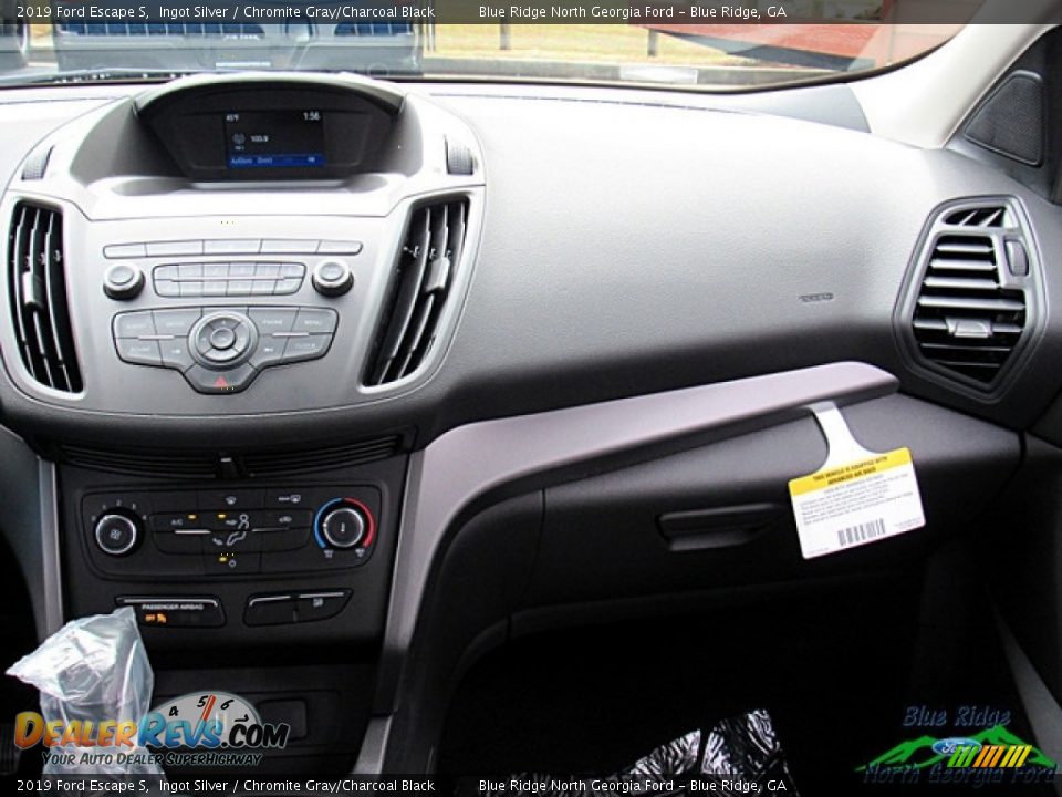 2019 Ford Escape S Ingot Silver / Chromite Gray/Charcoal Black Photo #23