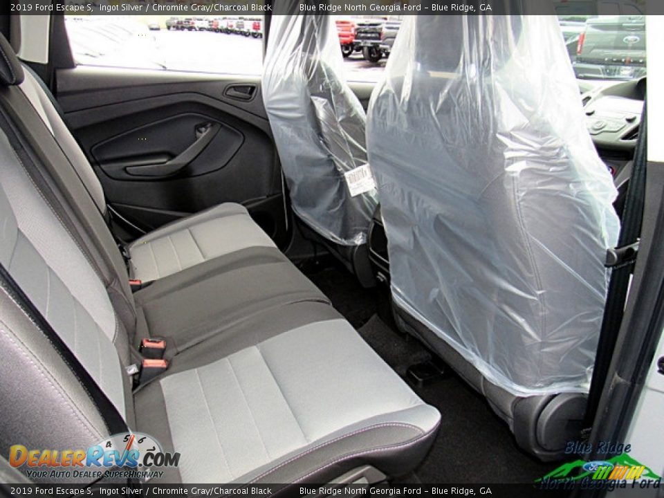 2019 Ford Escape S Ingot Silver / Chromite Gray/Charcoal Black Photo #28