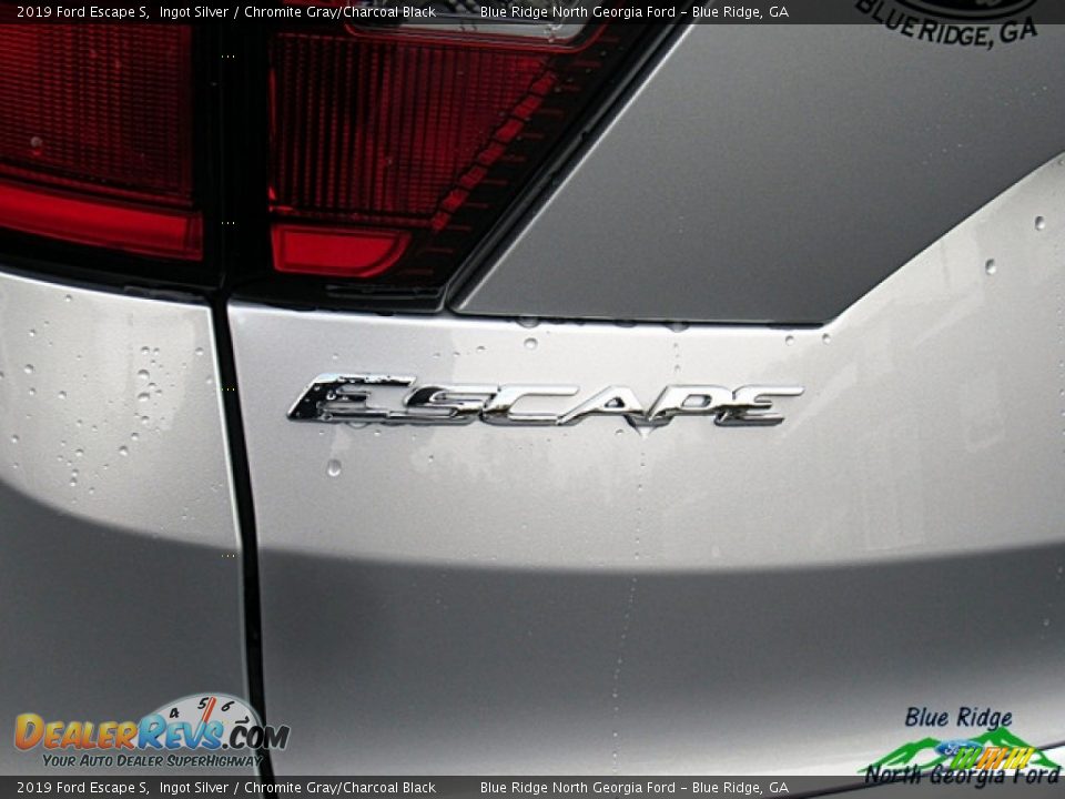 2019 Ford Escape S Ingot Silver / Chromite Gray/Charcoal Black Photo #33
