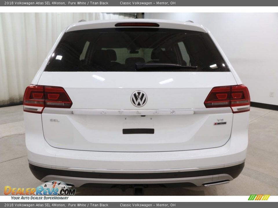 2018 Volkswagen Atlas SEL 4Motion Pure White / Titan Black Photo #20