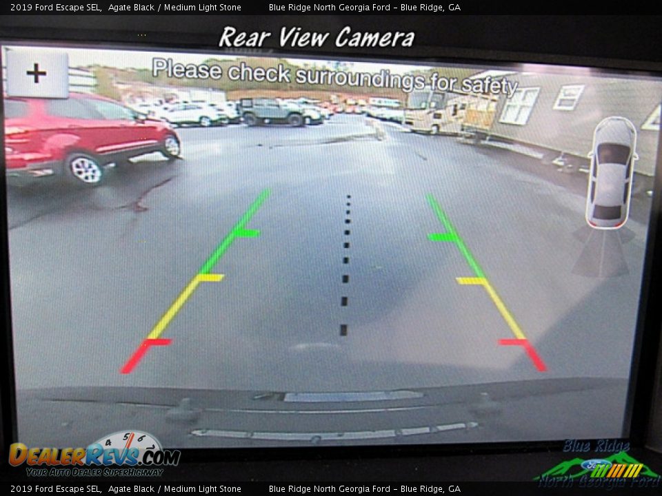 2019 Ford Escape SEL Agate Black / Medium Light Stone Photo #17