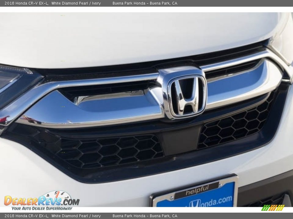 2018 Honda CR-V EX-L White Diamond Pearl / Ivory Photo #4