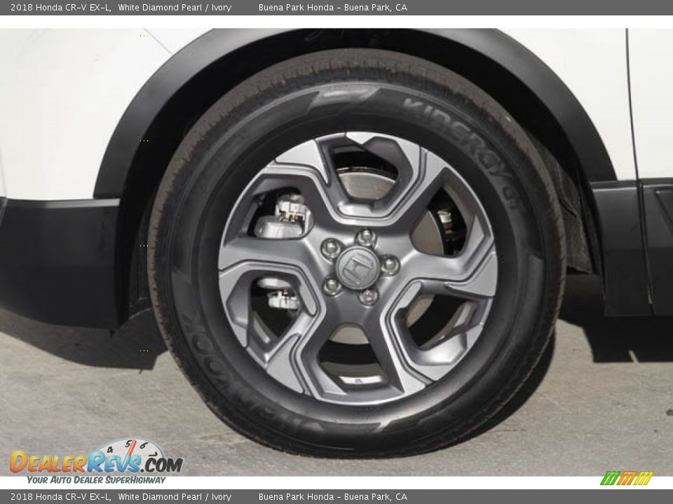2018 Honda CR-V EX-L White Diamond Pearl / Ivory Photo #14