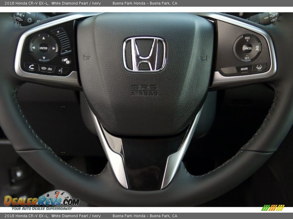 2018 Honda CR-V EX-L White Diamond Pearl / Ivory Photo #18