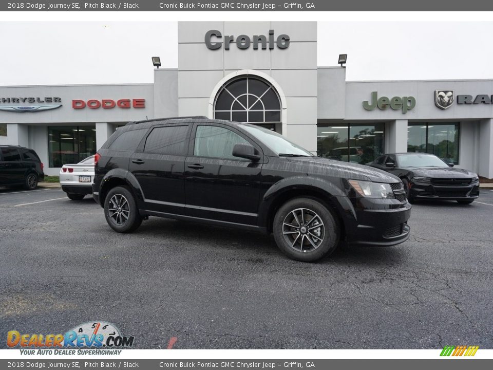 2018 Dodge Journey SE Pitch Black / Black Photo #1