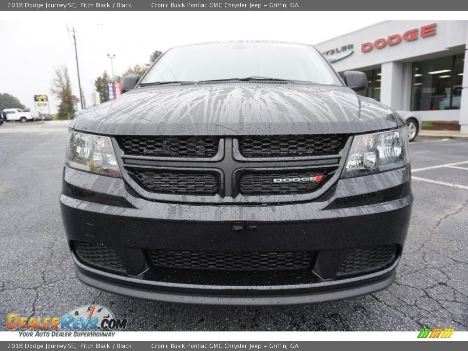 2018 Dodge Journey SE Pitch Black / Black Photo #2