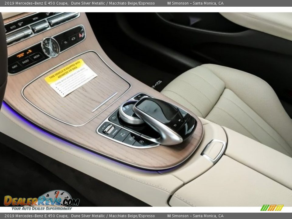 2019 Mercedes-Benz E 450 Coupe Dune Silver Metallic / Macchiato Beige/Espresso Photo #7