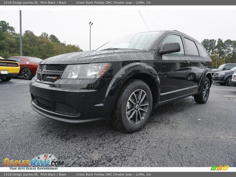 2018 Dodge Journey SE Pitch Black / Black Photo #3