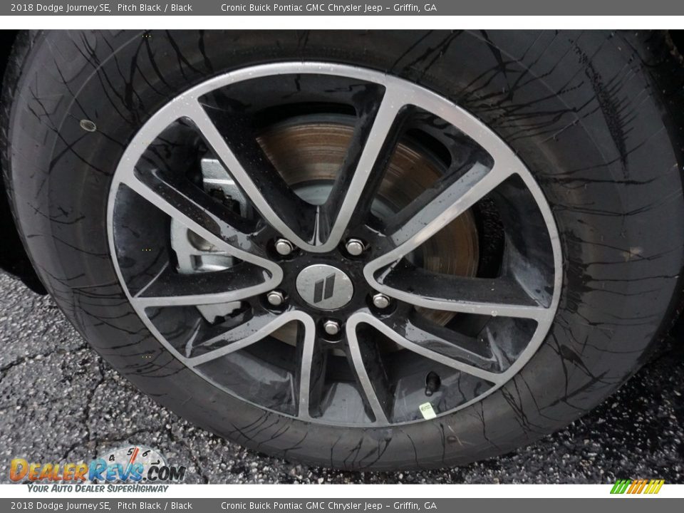 2018 Dodge Journey SE Pitch Black / Black Photo #8
