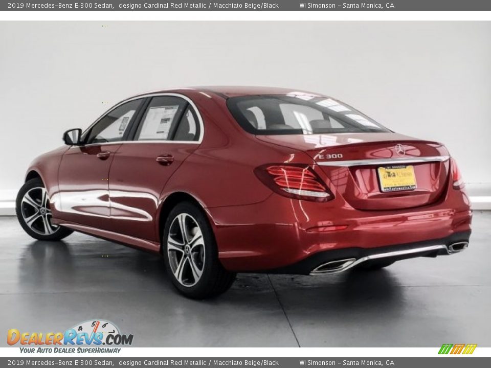 2019 Mercedes-Benz E 300 Sedan designo Cardinal Red Metallic / Macchiato Beige/Black Photo #2