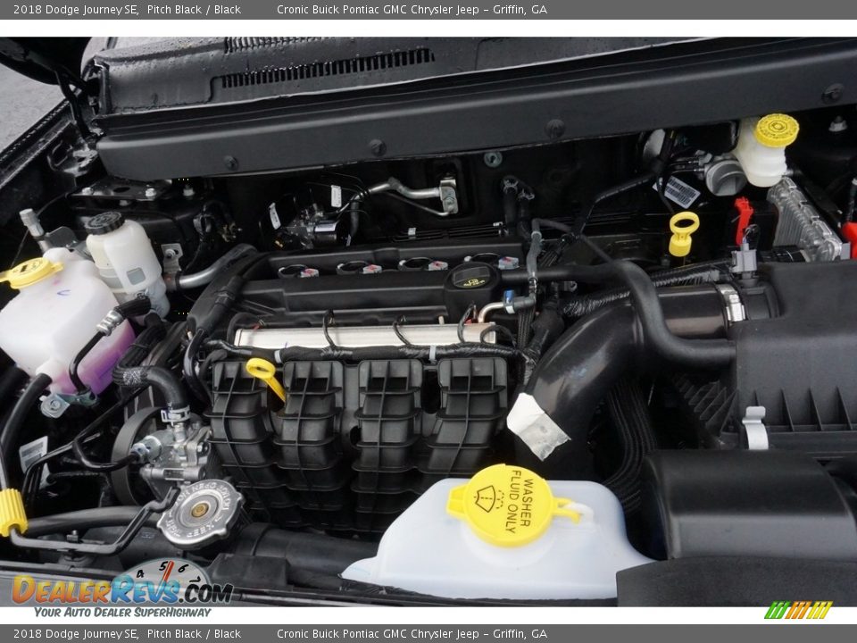 2018 Dodge Journey SE Pitch Black / Black Photo #9