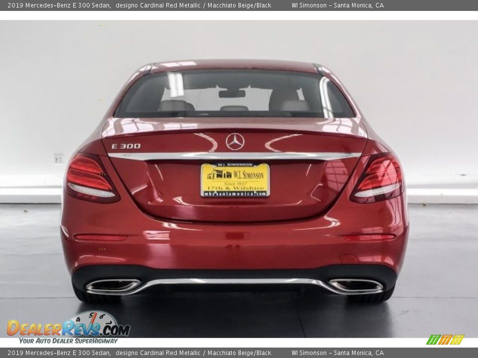 2019 Mercedes-Benz E 300 Sedan designo Cardinal Red Metallic / Macchiato Beige/Black Photo #3