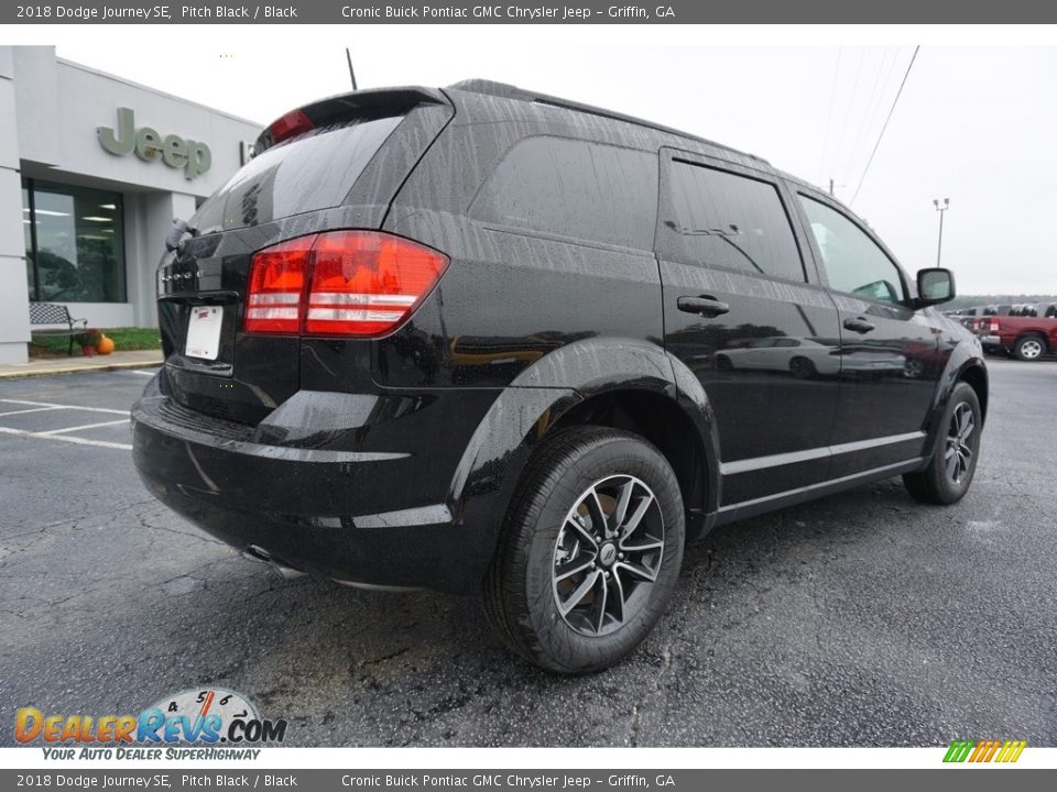2018 Dodge Journey SE Pitch Black / Black Photo #11