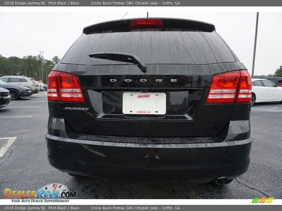 2018 Dodge Journey SE Pitch Black / Black Photo #12