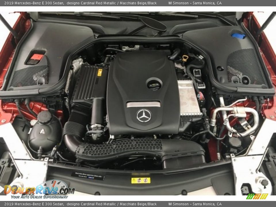 2019 Mercedes-Benz E 300 Sedan designo Cardinal Red Metallic / Macchiato Beige/Black Photo #8