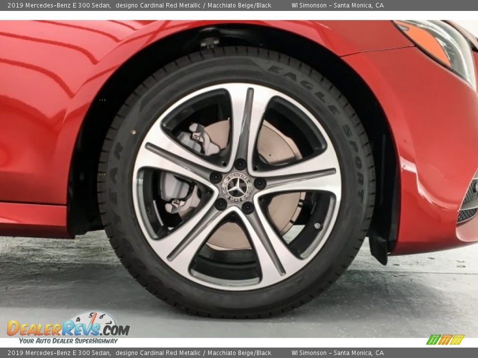 2019 Mercedes-Benz E 300 Sedan designo Cardinal Red Metallic / Macchiato Beige/Black Photo #9