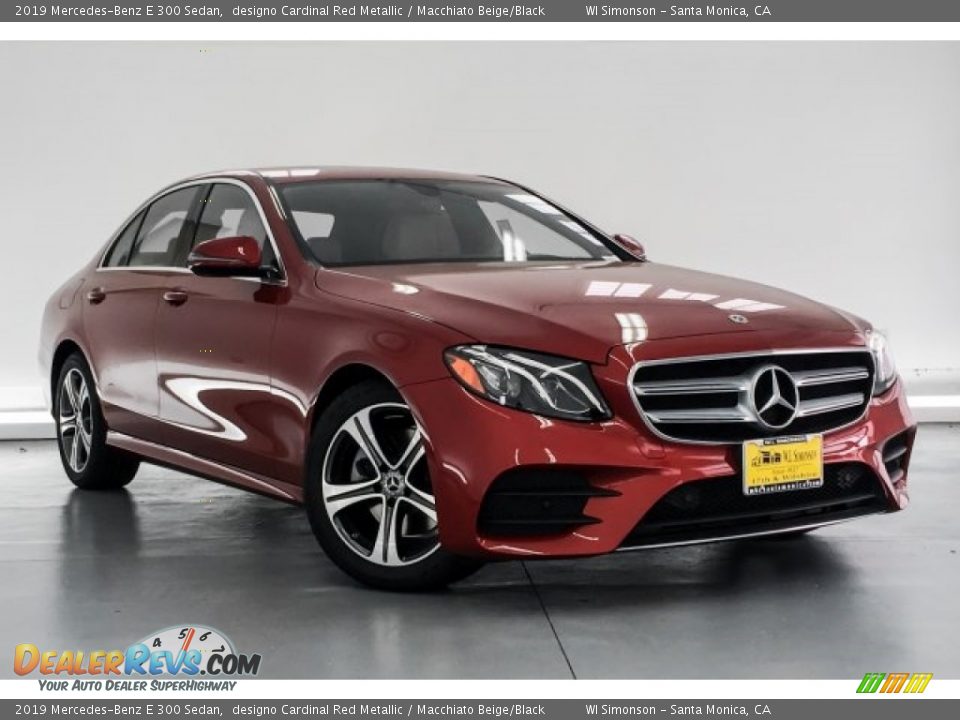 2019 Mercedes-Benz E 300 Sedan designo Cardinal Red Metallic / Macchiato Beige/Black Photo #12