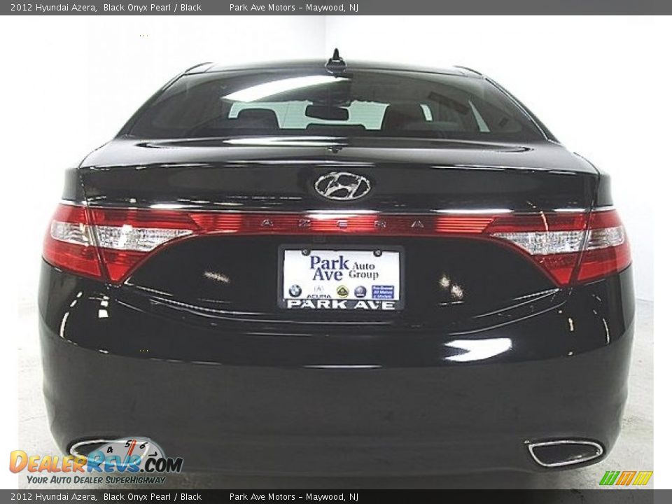 2012 Hyundai Azera Black Onyx Pearl / Black Photo #3